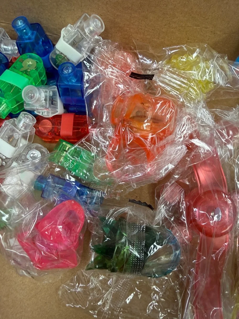 Light Up Variety Toy Kit rings, headbands, bracelets, glasses and glow sticks